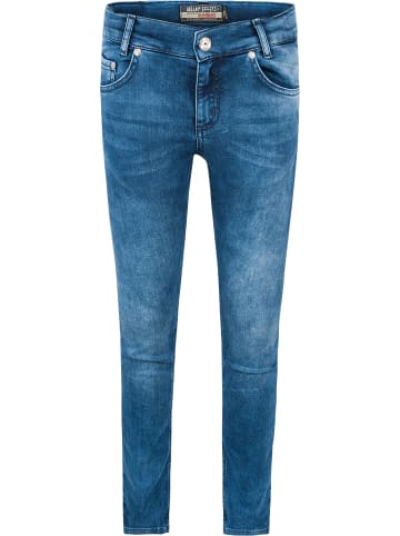 Blue Effect Jeans ultrastretch big fit Plus-Größe in blue denim