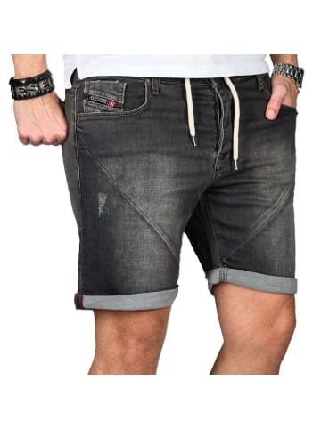 Alessandro Salvarini Jeansshorts Salvarini-Shorts-Multi4 in Dunkelgrau