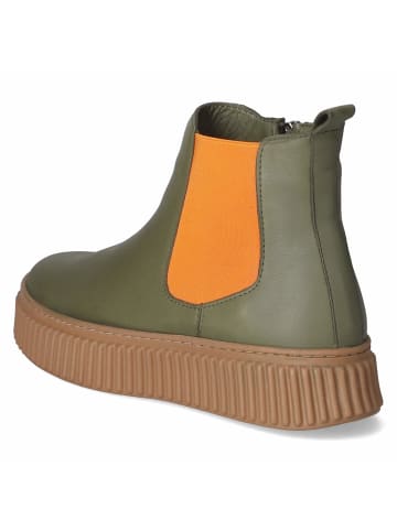 Andrea Conti Chelsea Boots in grün
