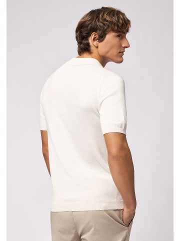 Roy Robson Poloshirt Feinstrick in weiss