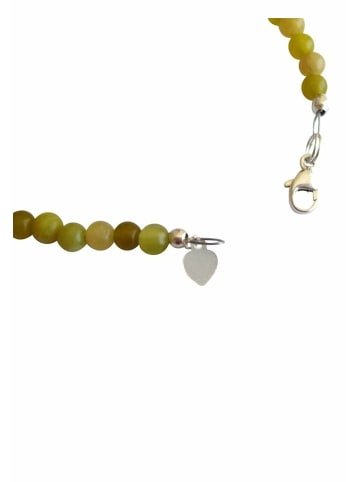 Gemshine Armband Jade in silver coloured