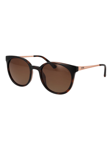 Guess Frauen Sonnenbrille Oval Braun