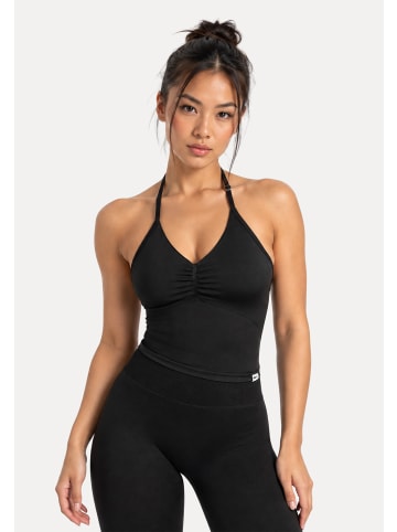 SMILODOX Crop Top Malena in Schwarz