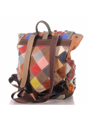 Kmisso Rucksack in Bunt - Rot