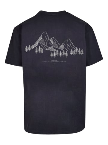 F4NT4STIC T-Shirt Mountain Berge Urlaub Winter Schnee Ski in marineblau