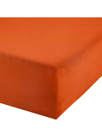 Erwin Müller Boxspring-Spannbettlaken Bayreuth in orange