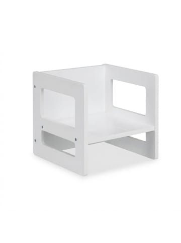 relaxdays 2 x Kindersitzhocker in Weiß - (B)30 x (H)30 x (T)30 cm