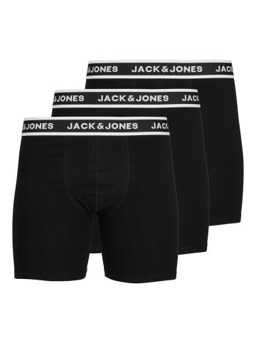 Jack & Jones Boxershorts 'Solid' 3er Pack in schwarz