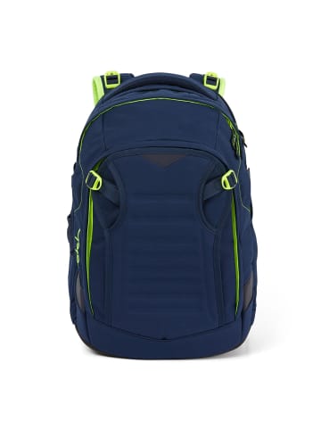 Satch match Schulrucksack 45 cm in dark blue neon yellow