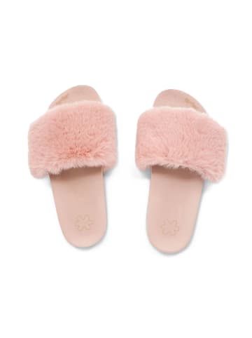 Flip Flop Hausschuh "pool*furry" in dirty rose