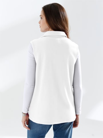 Sieh an! Fleece-Weste in ecru
