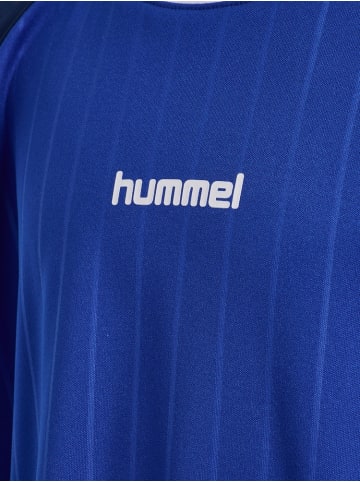 Hummel Shirt "Stripe T-Shirt S/S" in Blau