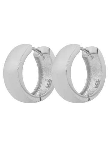 Adeliás Damen 925 Silber Ohrringe Creolen in silber
