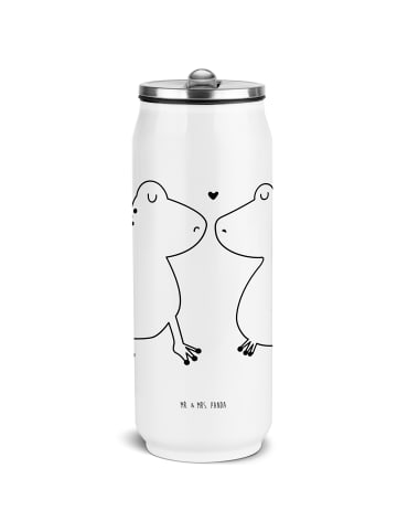 Mr. & Mrs. Panda Getränkedosen Trinkflasche Frosch Liebe ohne Sp... in Weiß