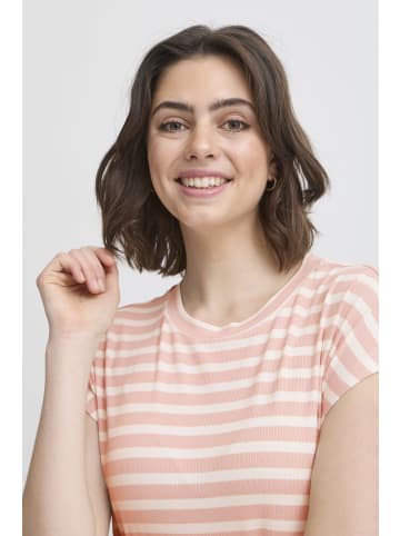 Fransa Kurzarm-Bluse FRCANO Relaxed fit in rose smoke mix