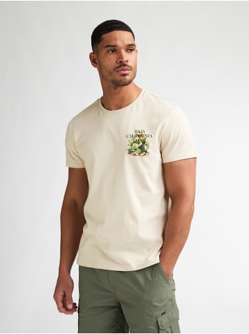 Petrol Industries T-Shirt mit Rückenprint Magma in Weiß