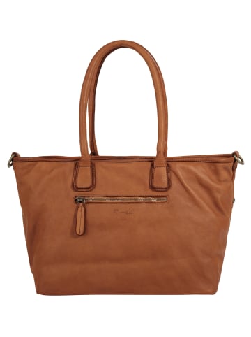 Samantha Look Shopper echt Leder in cognac