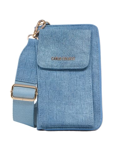 Carlo Colucci Handytasche di Genio in Blau
