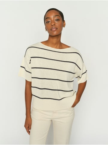 Mos Mosh Shirt Arlen Paper in beige marine - 0001