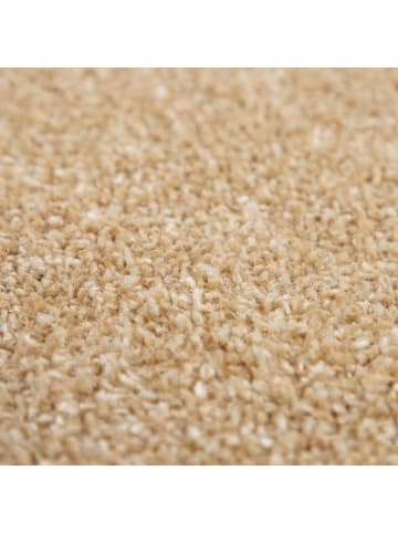 KADIMA DESIGN Waschbarer Teppich waschmaschinenwaschbar Unifarben Küche, Flur in Gold