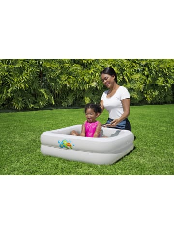 Bestway Baby Planschbecken Scrub-A-Dub 86x86x25cm in grau