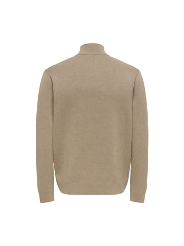 Only&Sons Pullover in desert taupe