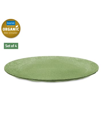 koziol CLUB PLATE 260mm - Flacher Teller 260mm in nature leaf green