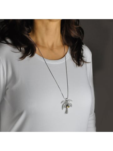 Steuer Modeschmuck Metall in Silbergrau