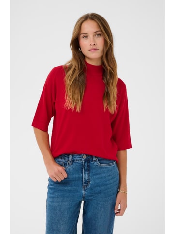 Kaffe Strickpullover KAlizza Loose fit in Haute Red