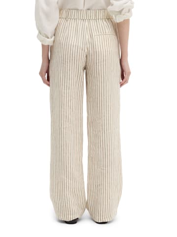 Marc O'Polo Leinenhose wide in Medium Brown