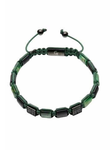 GT COLLECTION Armband Flat-Bead in green
