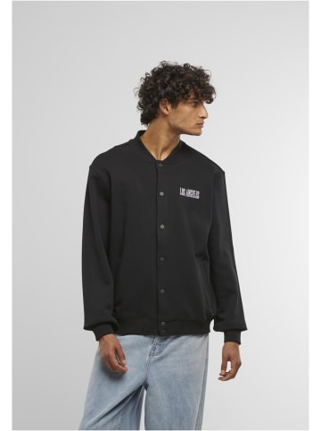 Mister Tee Jacke "Los Angeles Emb Heavy Tonal College Jacket" in Schwarz