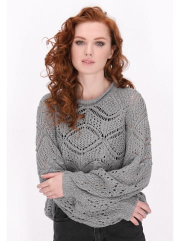 DreiMaster Vintage Women Pullover in grey melange