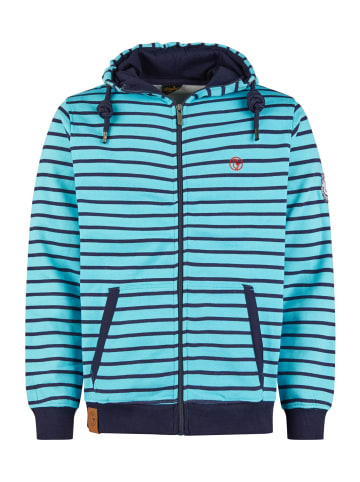 SCHIETWETTER Sweatjacke mit Kapuze Hoodie-Jacke in pool blue marine