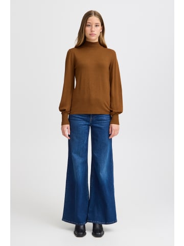 ICHI IHMAFA TURTLE LS relaxed fit in Monk's Robe