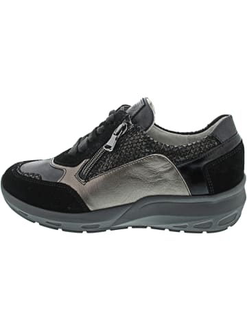 WALDLÄUFER M-Tonia sportlicher Schnürer Schwarz