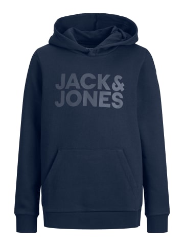 JACK & JONES Junior Kapuzensweatshirt JJECORP LOGO SWEAT HOOD JNR in navy blazer
