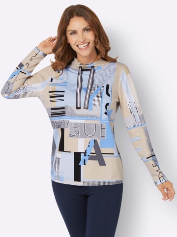 WITT WEIDEN Sweatshirt in himmelblau-ecru