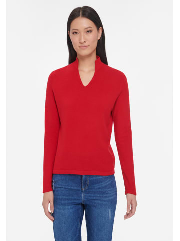 PETER HAHN Strickpullover Cashmere in rot