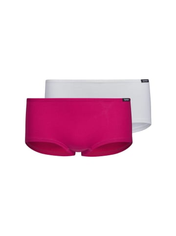 Skiny Panty 2er Pack in Pink/Weiß