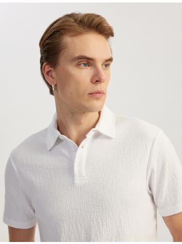 KOTON TSHIRT SS POLO in Weiß