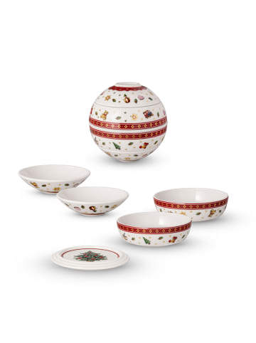 Villeroy & Boch La Petit Boule Dinner-Set Toy's Delight weiß-rot in weiß-rot