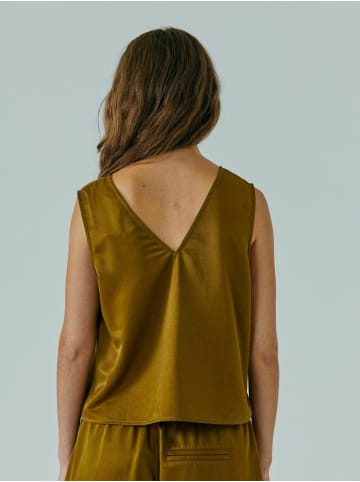 Norr Top Talua in Caramel brown