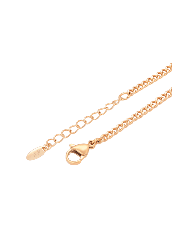 faina Women Chain Link Bracelet in Rose Gold