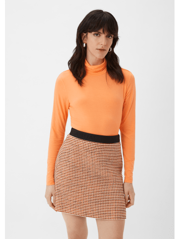 comma CI T-Shirt langarm in Orange