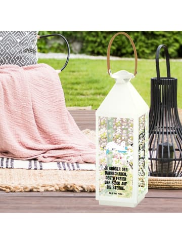 Mr. & Mrs. Panda Deko Laterne Einhorn Sternenhimmel mit Spruch in Transparent
