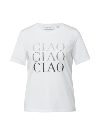 comma T-Shirt in weiß