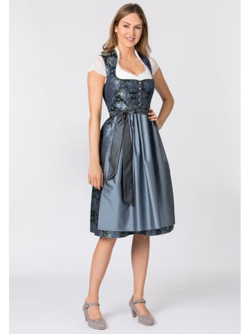 Stockerpoint Langes Dirndl "Willow" in blau