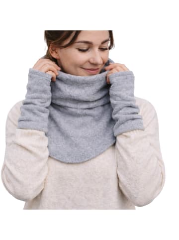 Hoppediz Tragezubehör Fleece Schalkragen und Stulpen in stone