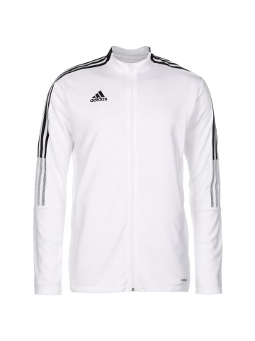 adidas Performance Trainingsjacke Tiro 21 in weiß / schwarz